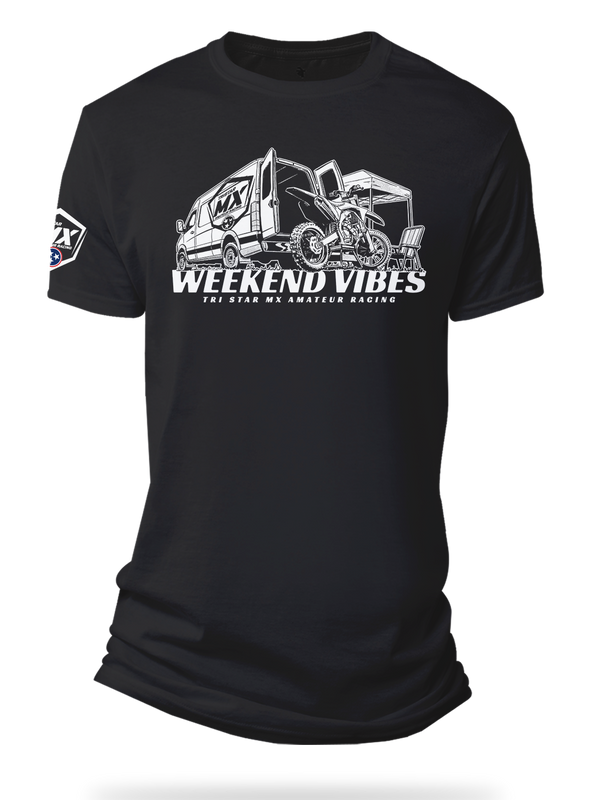 Weekend Vibes Tee - Black