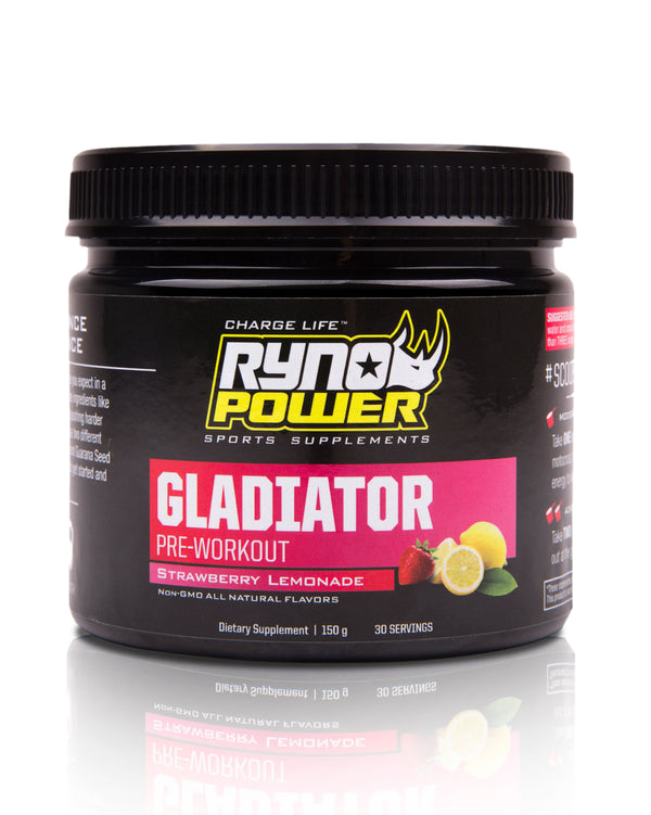 Gladiator Strawberry Lemonade Pre-Workout Drink Mix