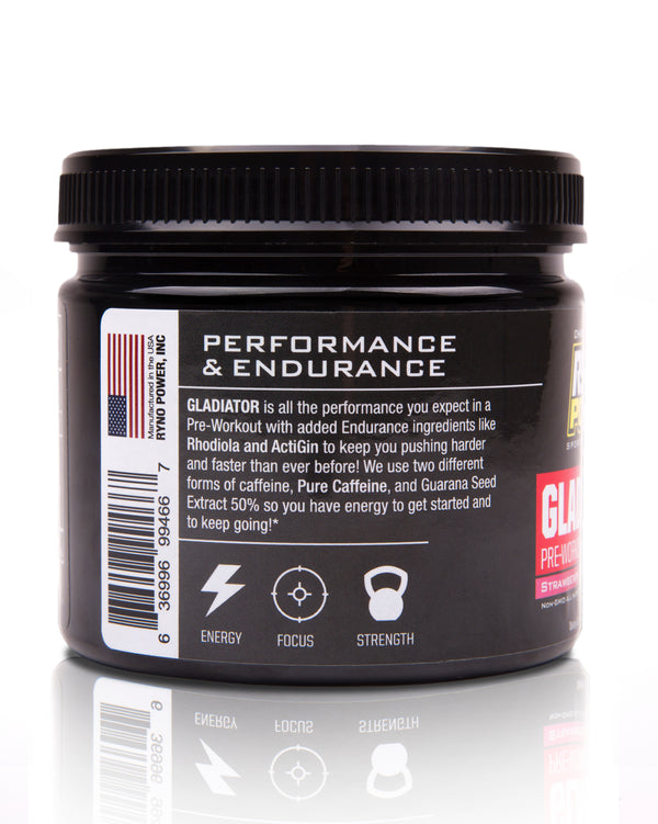 Gladiator Strawberry Lemonade Pre-Workout Drink Mix
