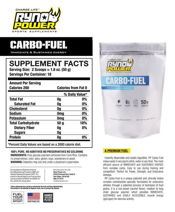 Carbo-Fuel Stimulant-Free Drink Mix